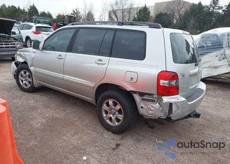 2005 Toyota Highlander V6 из США, поврежденный, VIN JTEEP21A850088433